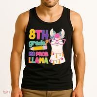8th Grade? No Prob Llama Tank Top thumb 3