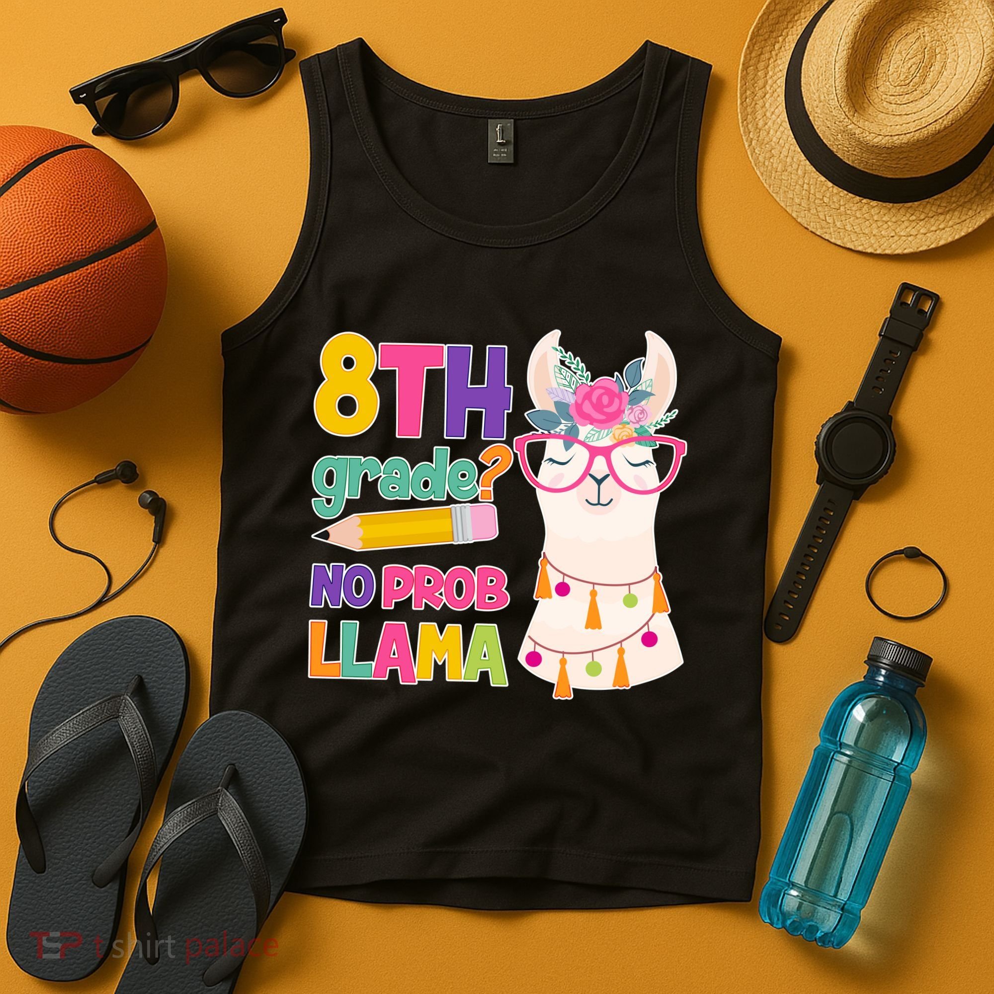 8th Grade? No Prob Llama Tank Top
