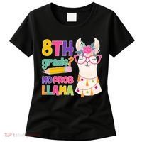 8th Grade? No Prob Llama Women's T-Shirt thumb 0