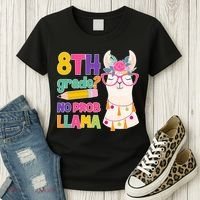 8th Grade? No Prob Llama Women's T-Shirt thumb 3