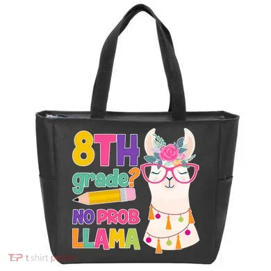 8th Grade? No Prob Llama Tote Bag