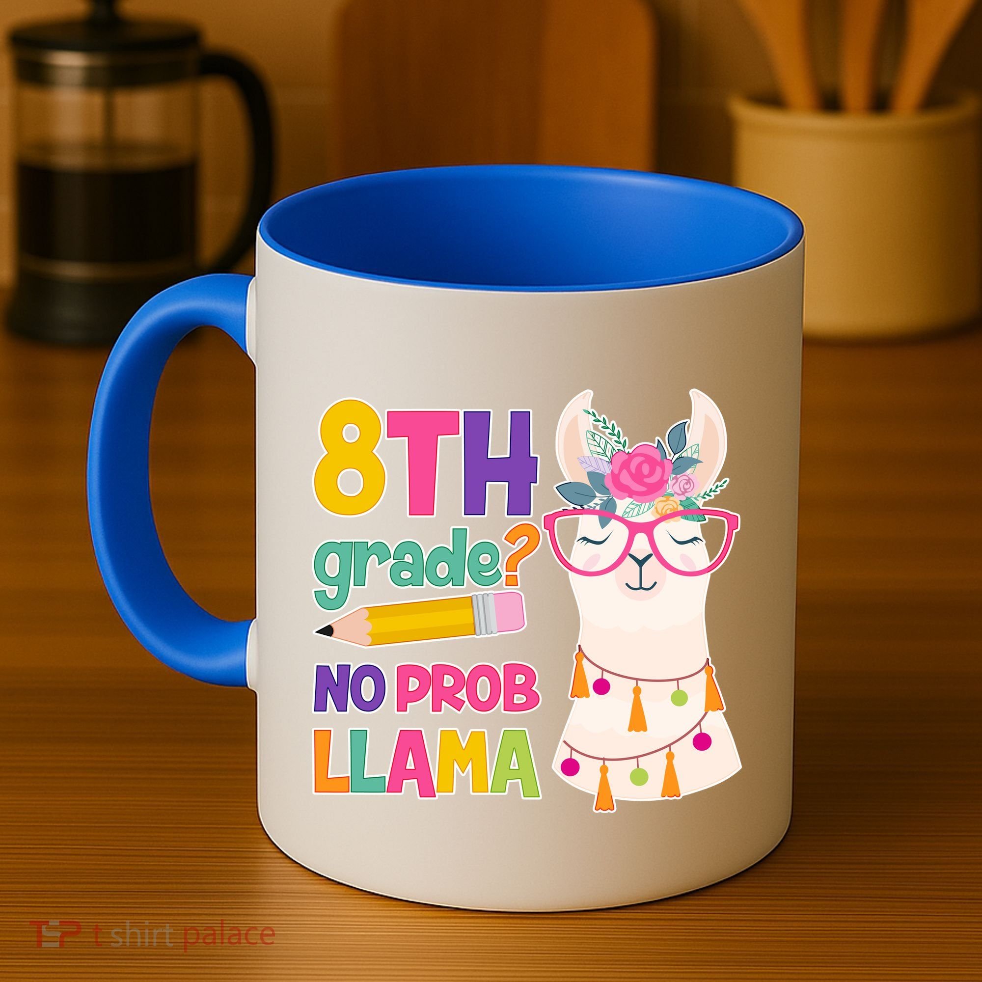 8th Grade? No Prob Llama Coffee Mug