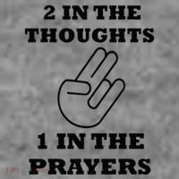 2 In The Thoughts 1 In The Prayers Funny Shocker Meme Toddler Hoodie thumb 2