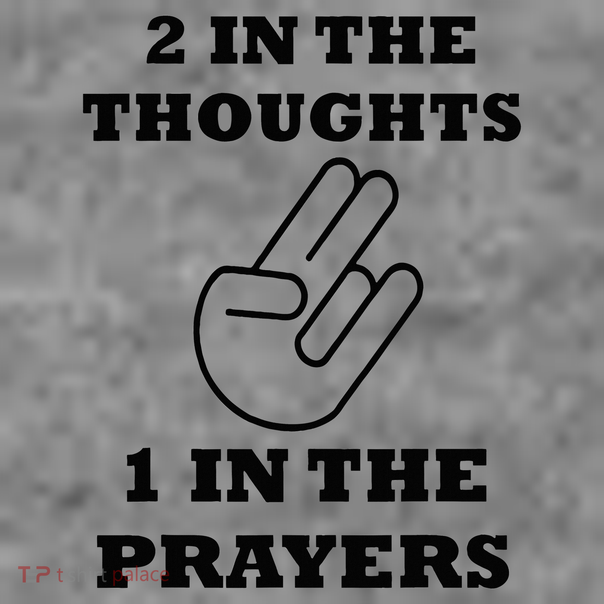 2 In The Thoughts 1 In The Prayers Funny Shocker Meme Toddler Hoodie