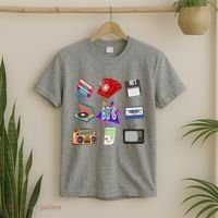 80s Throwback Retro Vintage Funny Party Cassette Tapes T-Shirt thumb 2