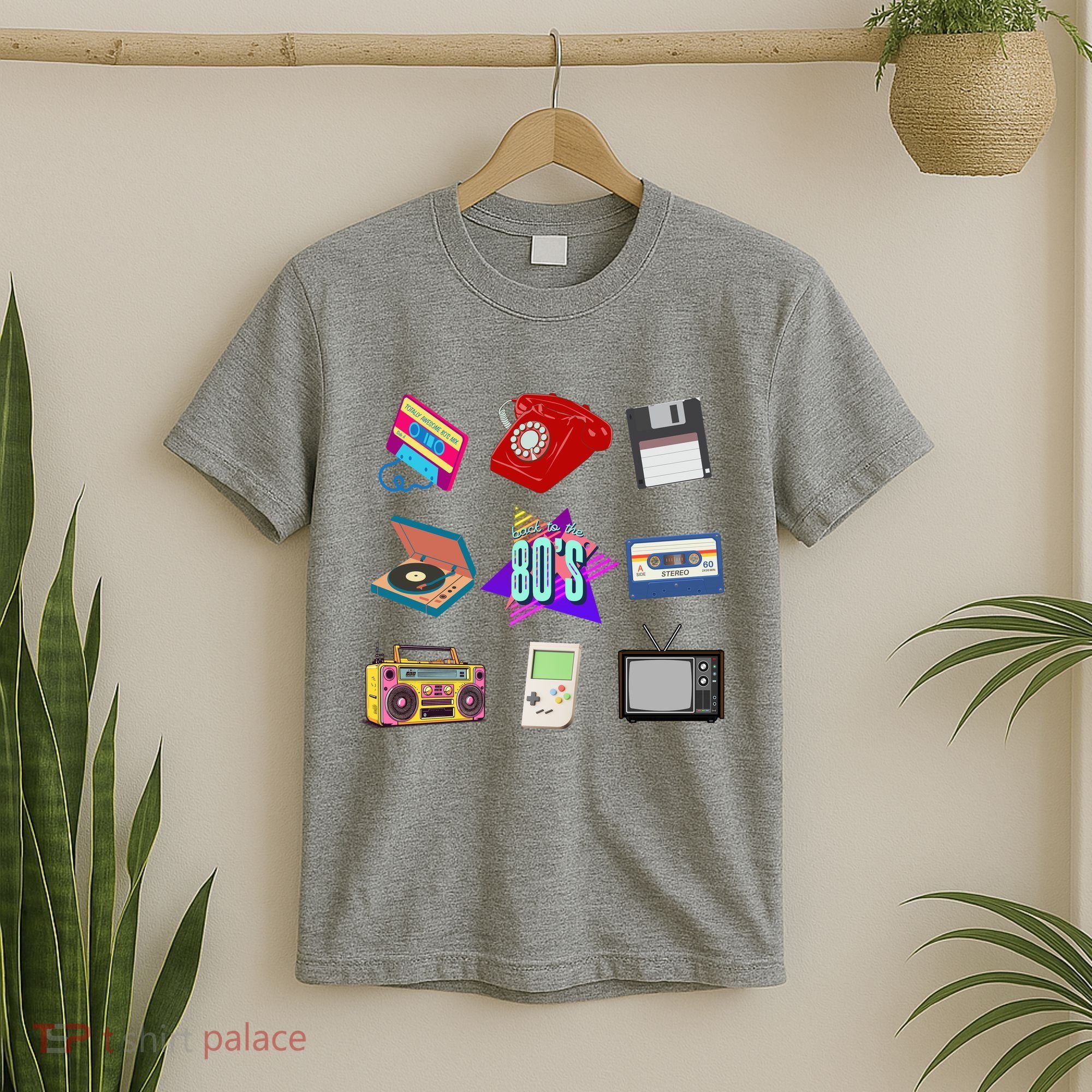 80s Throwback Retro Vintage Funny Party Cassette Tapes T-Shirt