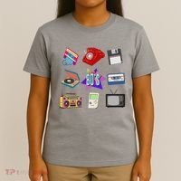 80s Throwback Retro Vintage Funny Party Cassette Tapes T-Shirt thumb 4