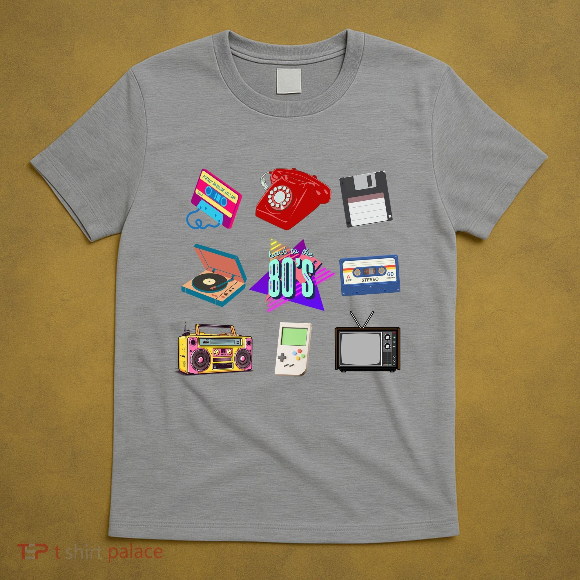 80s Throwback Retro Vintage Funny Party Cassette Tapes T-Shirt