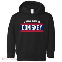 80's Throwback StyleI Still Call It Comiskey Baseball Toddler Hoodie thumb 0