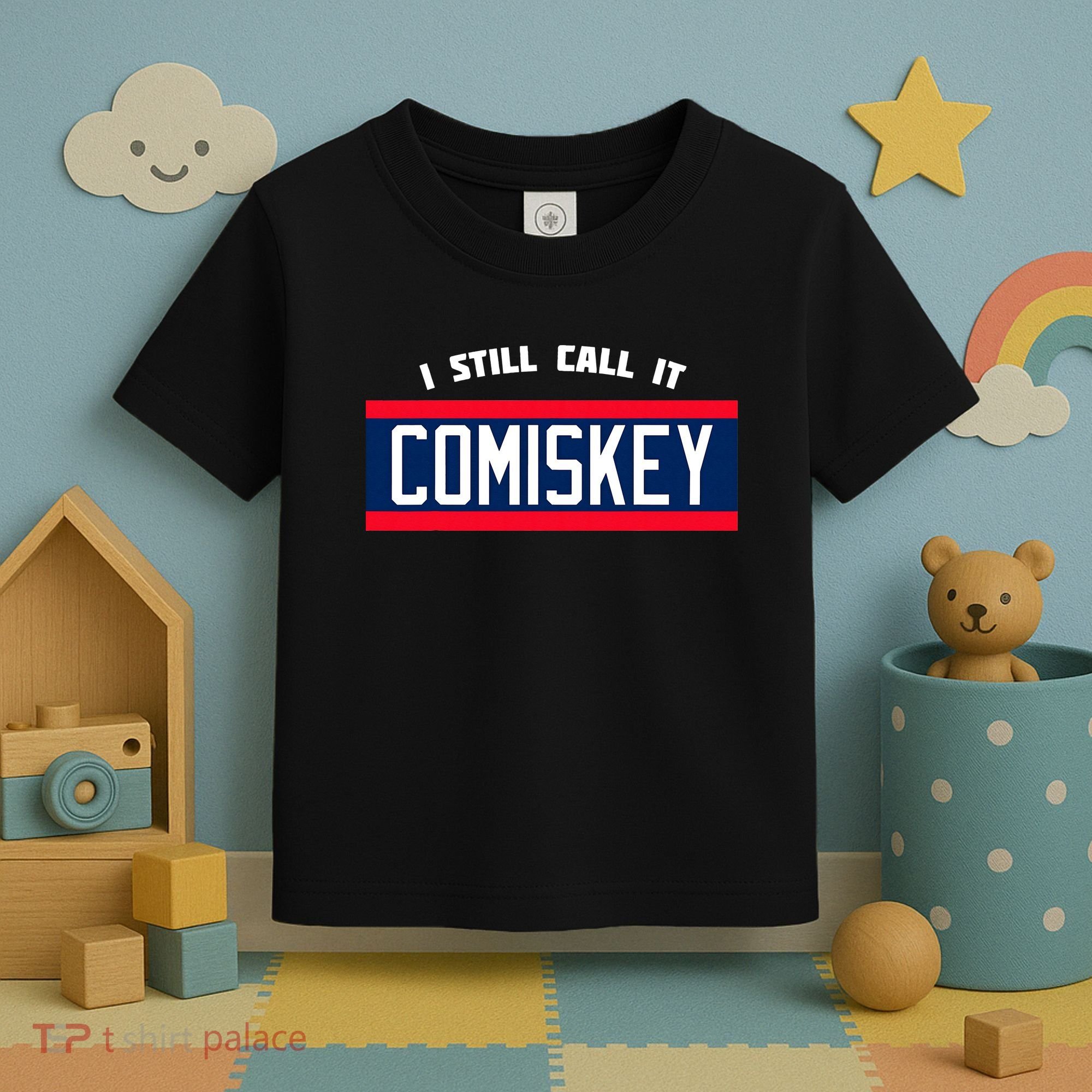 80's Throwback StyleI Still Call It Comiskey Baseball Toddler T-Shirt