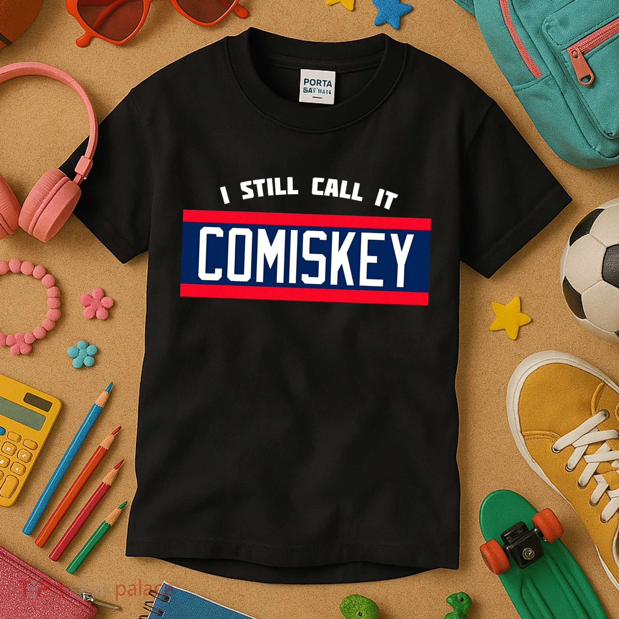80's Throwback StyleI Still Call It Comiskey Baseball Kids T-Shirt