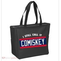 80's Throwback StyleI Still Call It Comiskey Baseball Tote Bag thumb 2