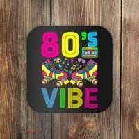 80's Vibe Funny 80s Party Outfit Retro 1980s 80s Lover Coaster thumb 0