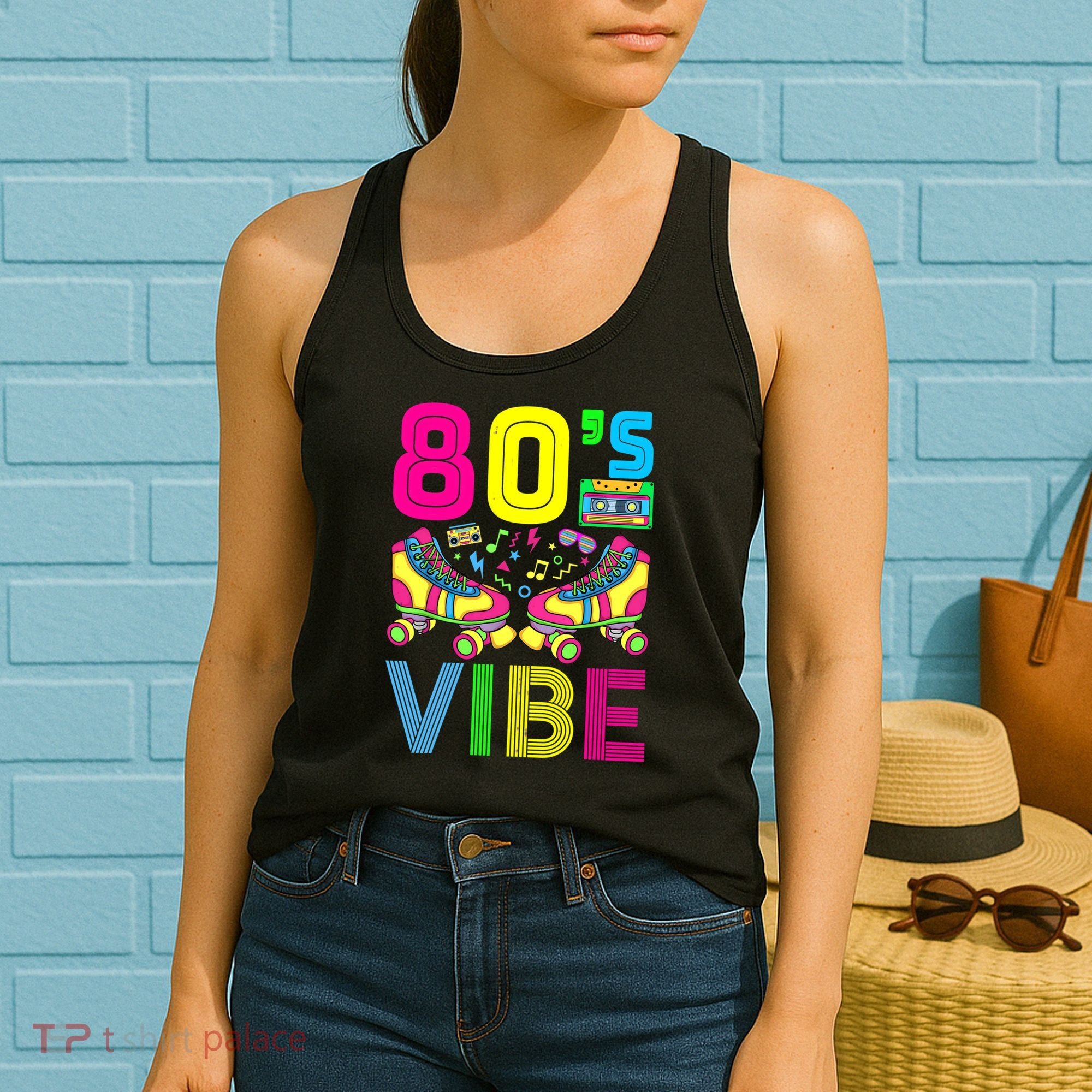 80's Vibe Funny 80s Party Outfit Retro 1980s 80s Lover Women's Tank Top