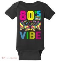 80's Vibe Funny 80s Party Outfit Retro 1980s 80s Lover Baby Bodysuit thumb 0