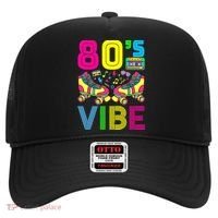 80's Vibe Funny 80s Party Outfit Retro 1980s 80s Lover Hat thumb 0