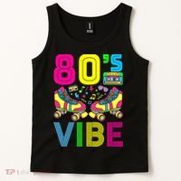 80's Vibe Funny 80s Party Outfit Retro 1980s 80s Lover Tank Top thumb 2