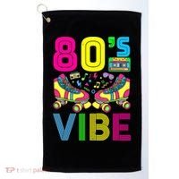 80's Vibe Funny 80s Party Outfit Retro 1980s 80s Lover Golf Towel thumb 0