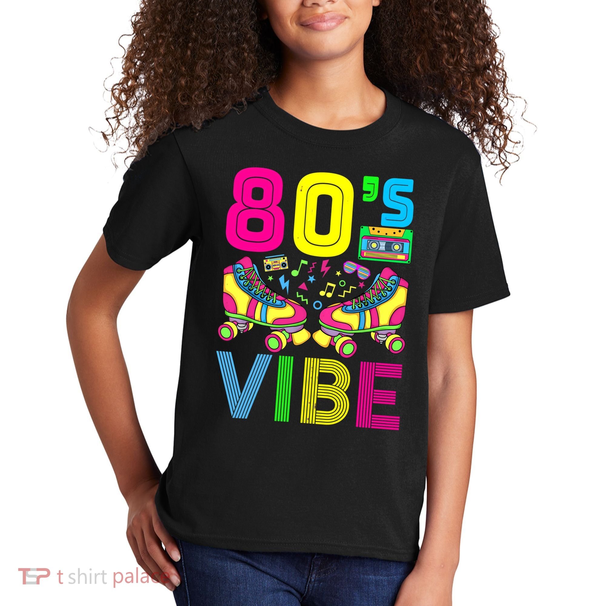 80's Vibe Funny 80s Party Outfit Retro 1980s 80s Lover Kids T-Shirt