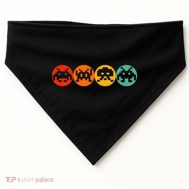 80s Video Game Vintage Retro Arcade USA-Made Doggie Bandana