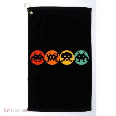 80s Video Game Vintage Retro Arcade Golf Towel