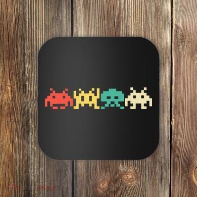 80s Video Game Vintage Retro Arcade Coaster