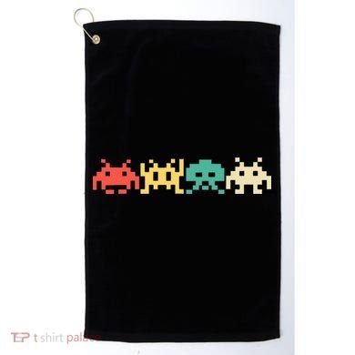 80s Video Game Vintage Retro Arcade Golf Towel