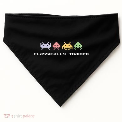 80s Video Game Classically Trained Alien Invaders Vintage USA-Made Doggie Bandana