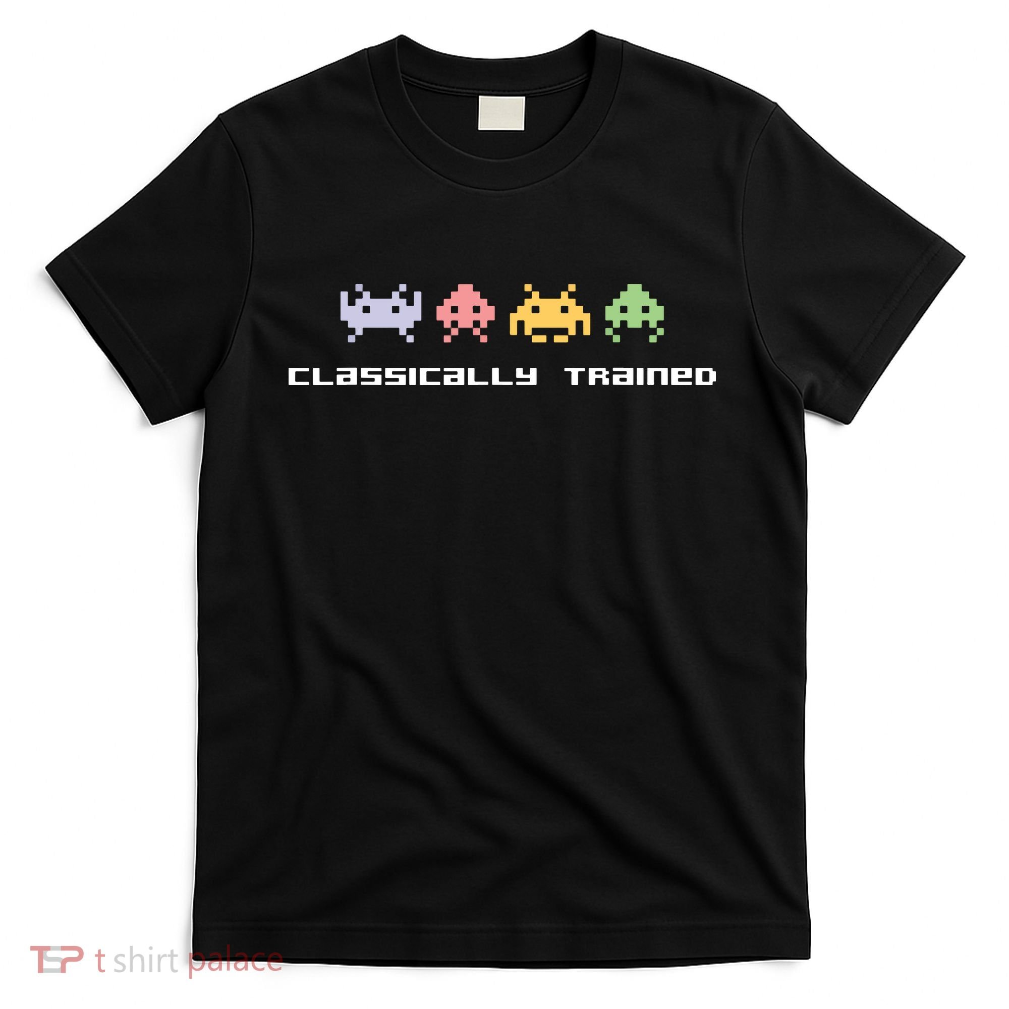 80s Video Game Classically Trained Alien Invaders Vintage T-Shirt