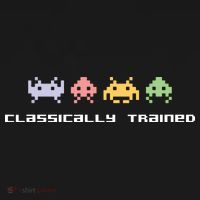 80s Video Game Classically Trained Alien Invaders Vintage T-Shirt thumb 7