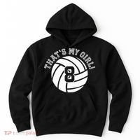 8 Volleyball Player That's My Cheer Mom Dad Team Coach Hoodie thumb 0