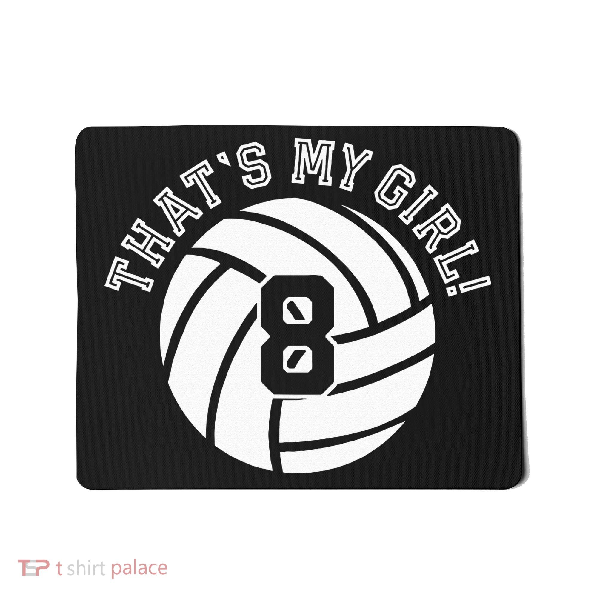 8 Volleyball Player That's My Cheer Mom Dad Team Coach Mousepad