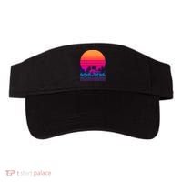 80s Vaporwave Retro Palm Trees Sunset Visor thumb 0