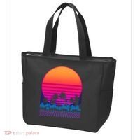 80s Vaporwave Retro Palm Trees Sunset Tote Bag thumb 3