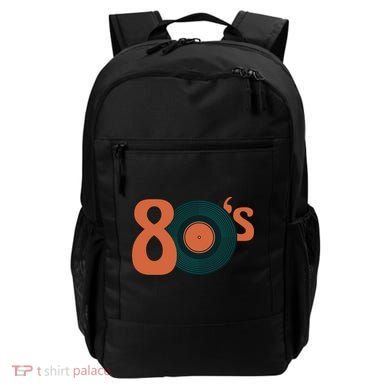 80s Vinyl Record Vintage Backpack