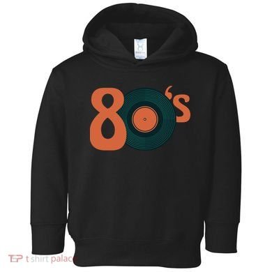 80s Vinyl Record Vintage Toddler Hoodie