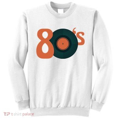 80s Vinyl Record Vintage Sweatshirt