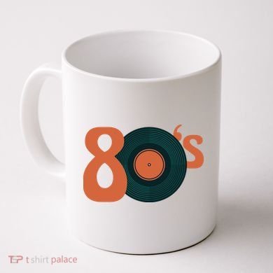 80s Vinyl Record Vintage Coffee Mug