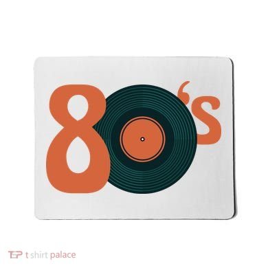 80s Vinyl Record Vintage Mousepad