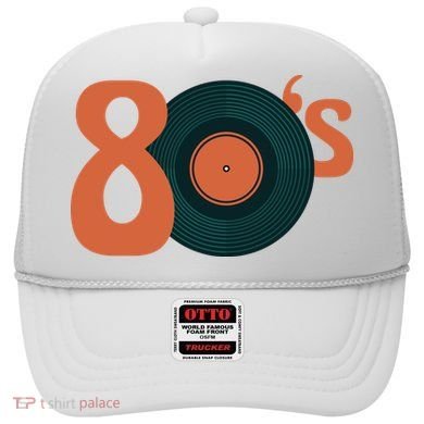 80s Vinyl Record Vintage Hat