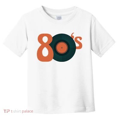 80s Vinyl Record Vintage Toddler T-Shirt