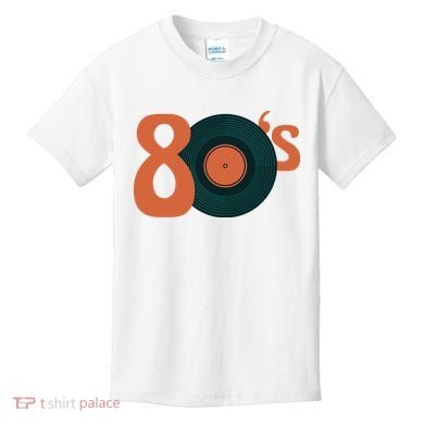 80s Vinyl Record Vintage Kids T-Shirt