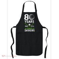 80 Years And Still Swinging 80th Birthday Golfing Apparel Apron thumb 0