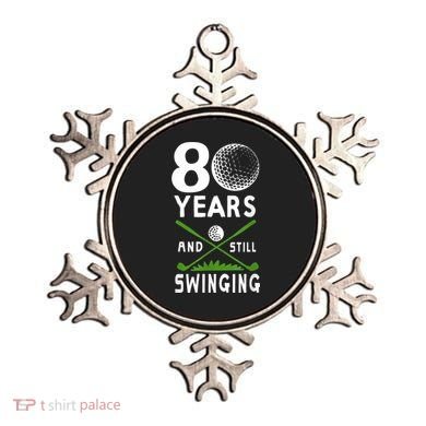 80 Years And Still Swinging 80th Birthday Golfing Apparel Ornament