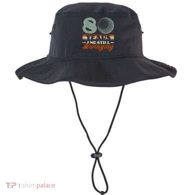 80 Years And Still Swinging Golf 80th Birthday Bucket Hat
