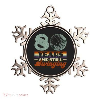 80 Years And Still Swinging Golf 80th Birthday Ornament