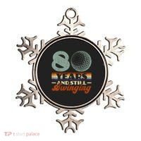 80 Years And Still Swinging Golf 80th Birthday Ornament thumb 0