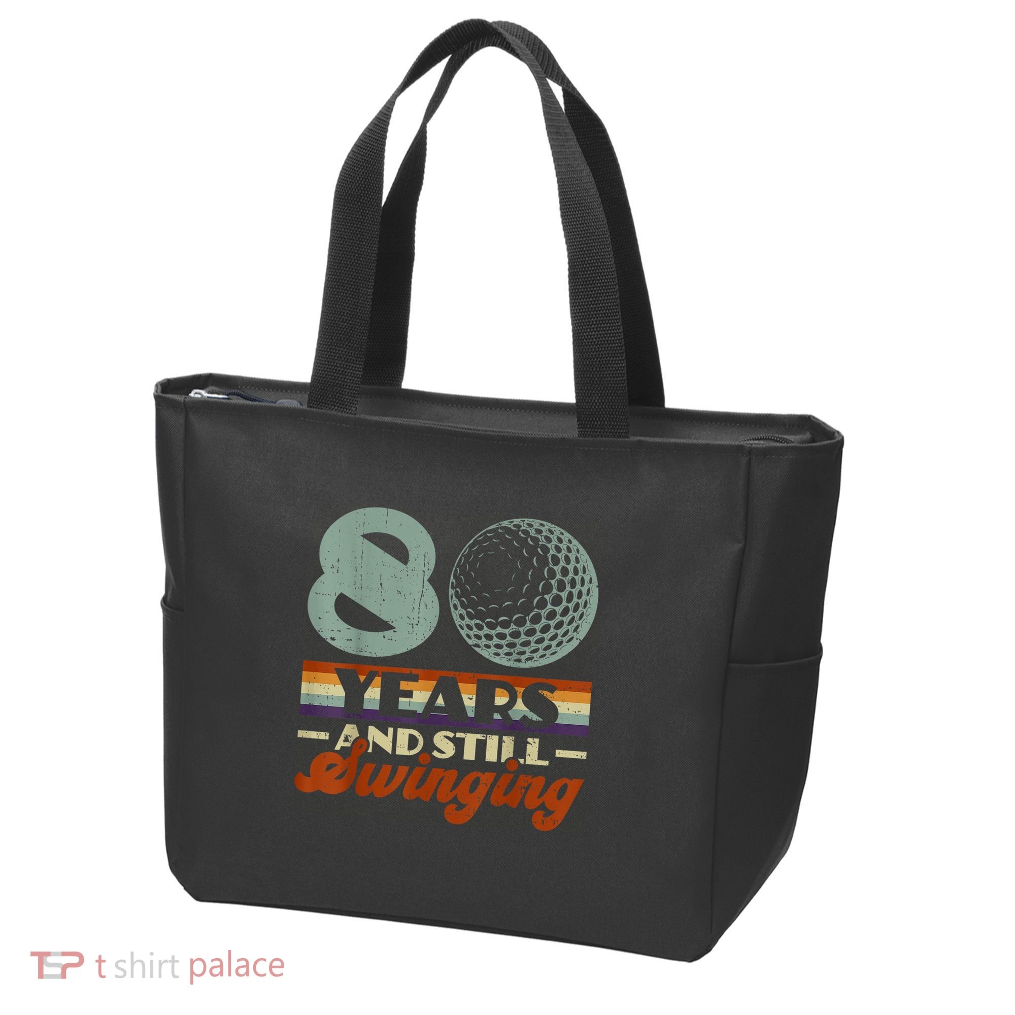 80 Years And Still Swinging Golf 80th Birthday Tote Bag