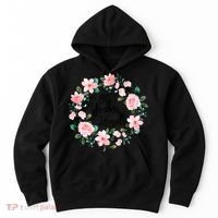 80 Years Loved 80 Years Old Floral 80th Birthday Hoodie thumb 0