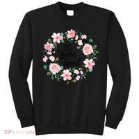 80 Years Loved 80 Years Old Floral 80th Birthday Sweatshirt thumb 0